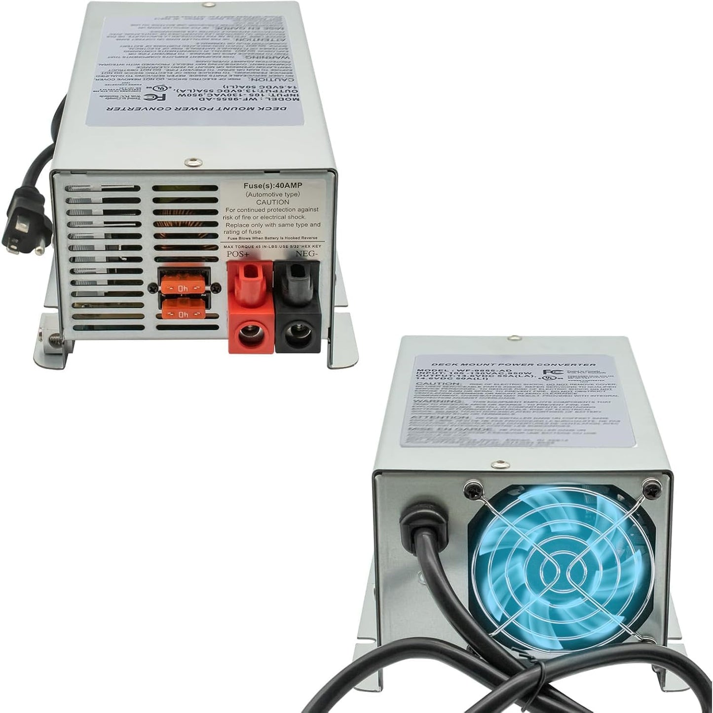 Power Converter 9800 Series Converter/Charger 65 Amp DC Output (20 Amp AC Power Cord