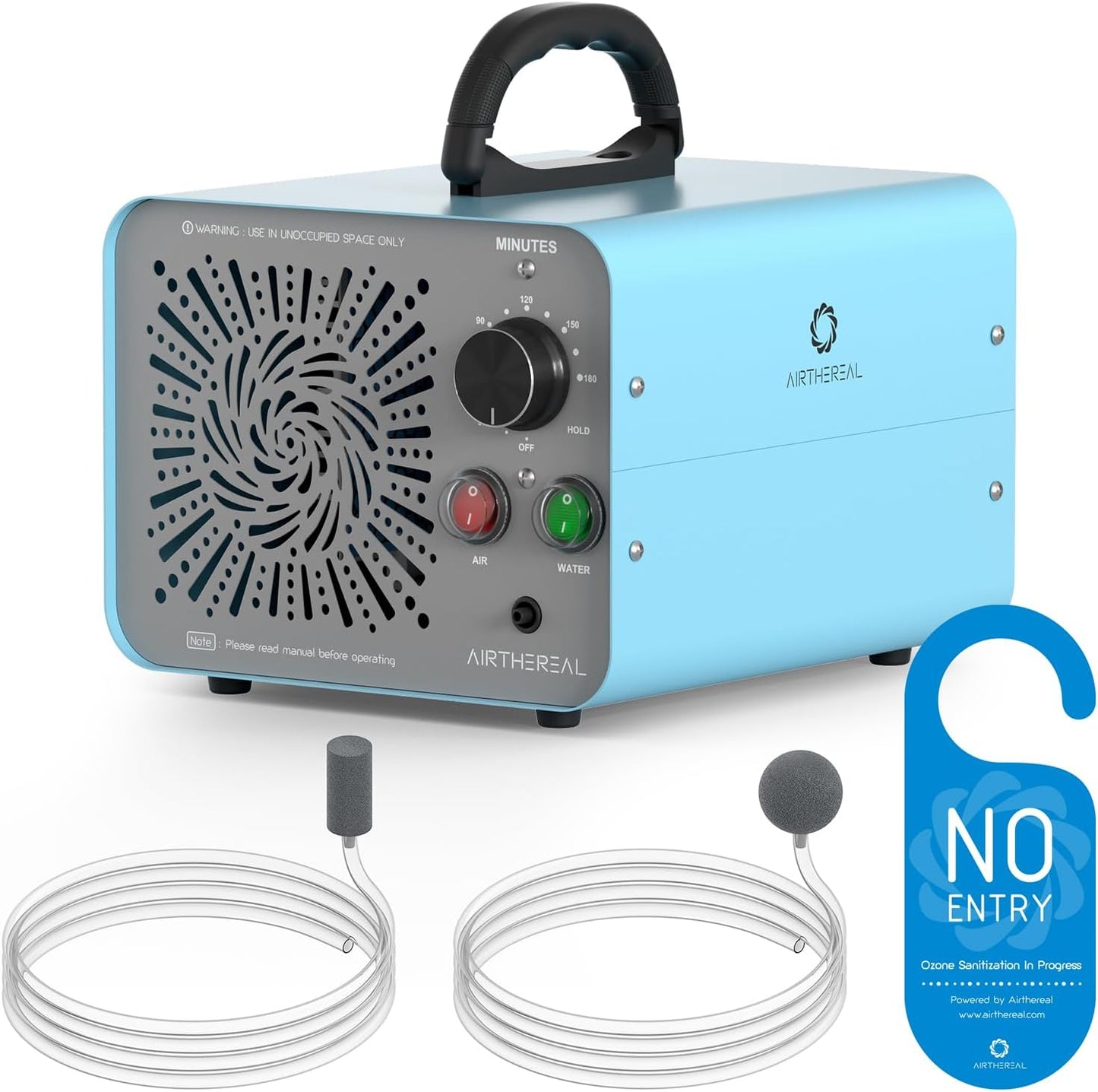Airthereal MA25L Ozone Generator 40,000mg/h - Dual-Mode Ozone Machine for Water and Air Purification, High Capacity