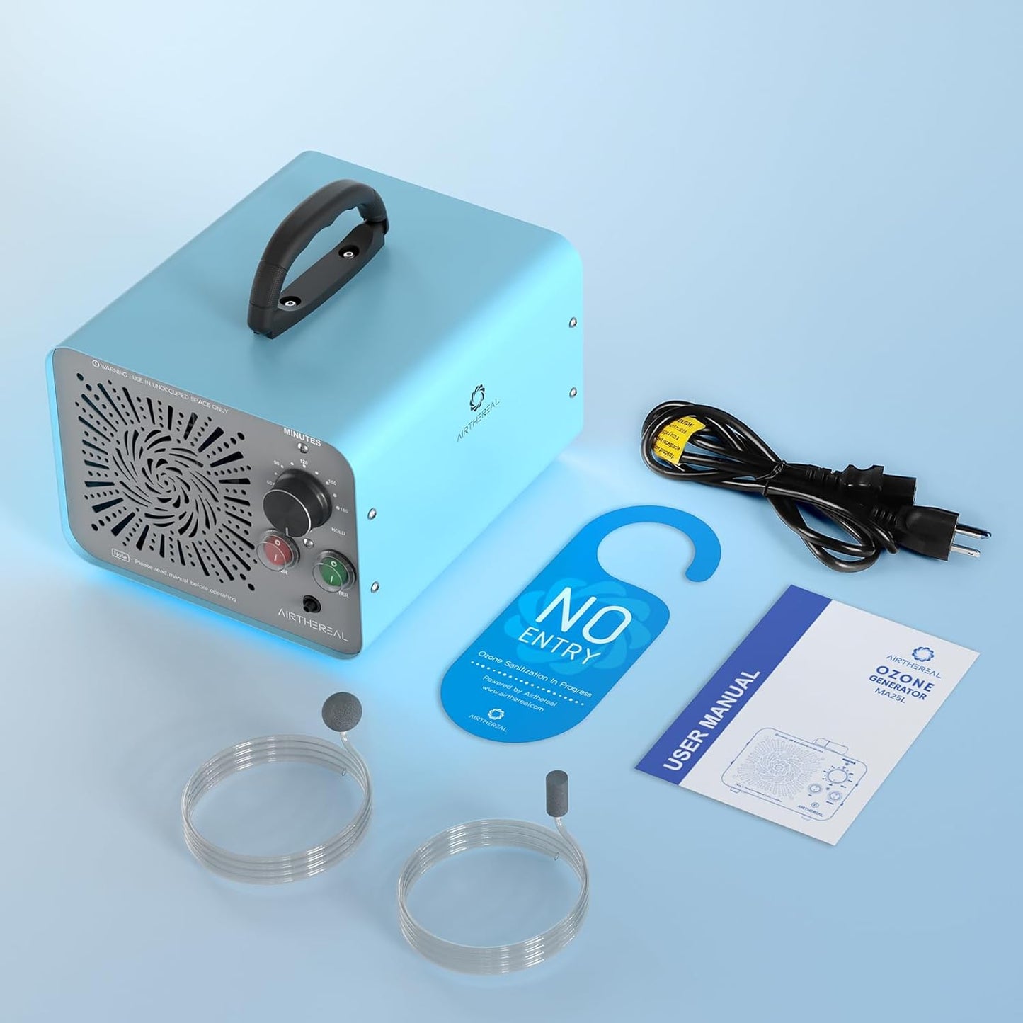 Airthereal MA25L Ozone Generator 40,000mg/h - Dual-Mode Ozone Machine for Water and Air Purification, High Capacity