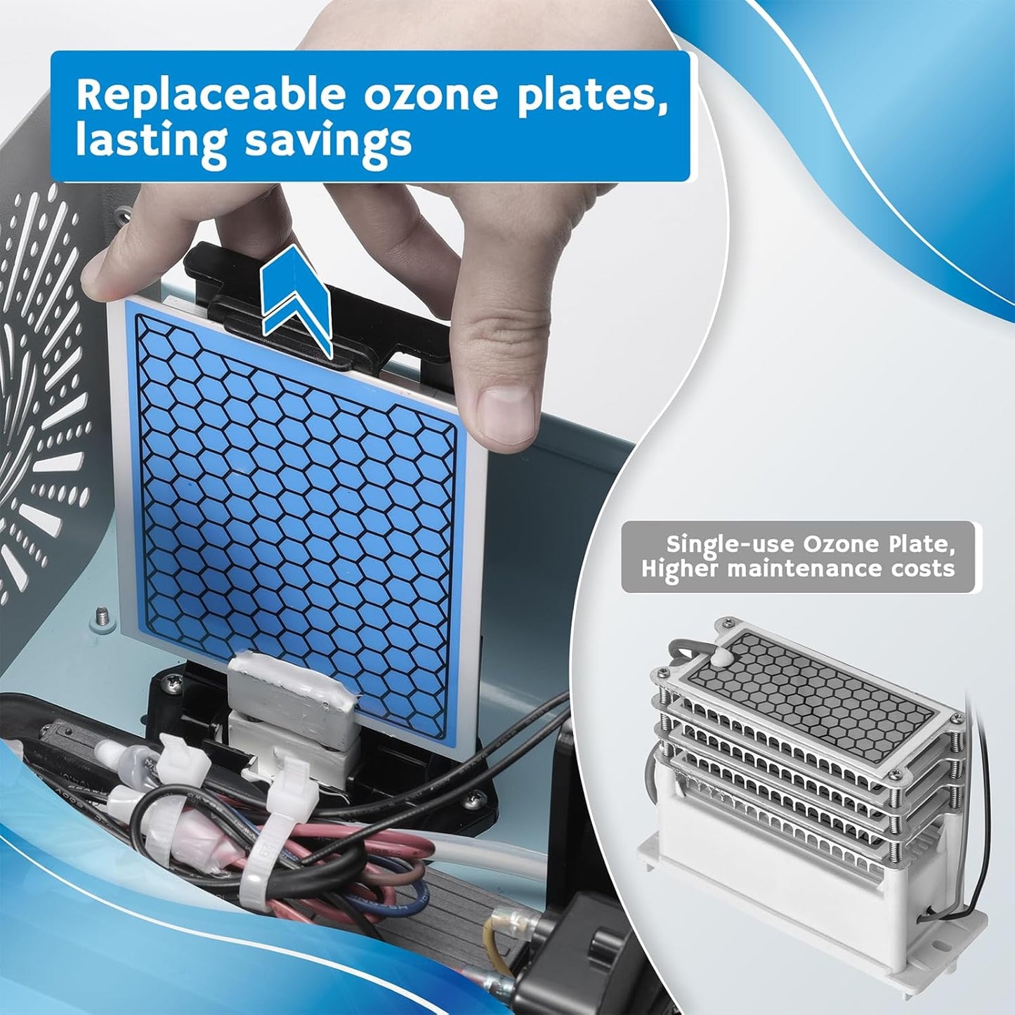 Airthereal MA25L Ozone Generator 40,000mg/h - Dual-Mode Ozone Machine for Water and Air Purification, High Capacity
