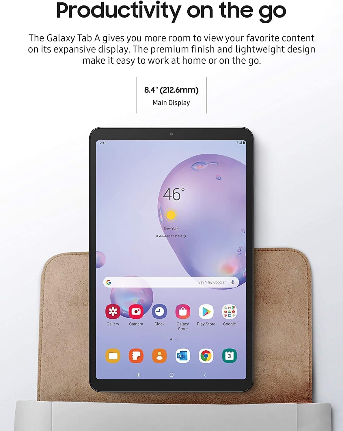 Samsung Galaxy Tab A 8.4' (2020) 32GB T307U WiFi+LTE with Rugged Case (used, factory reset)