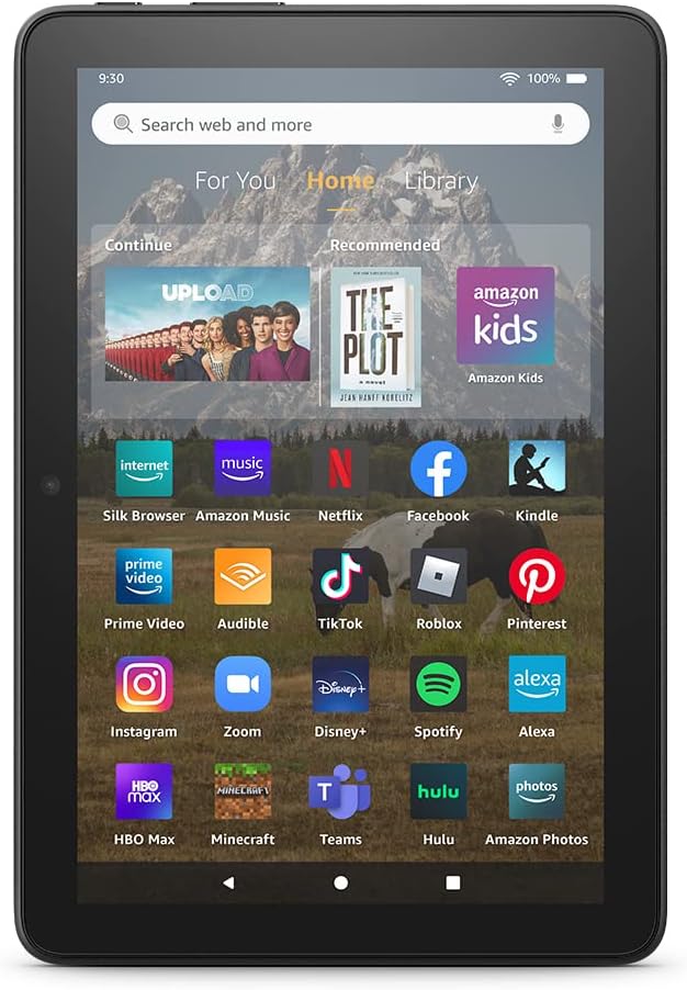 Fire HD 8 Tablet (8' HD Display, 16 GB, without Special Offers) - Black (Previous Generation - 8th)