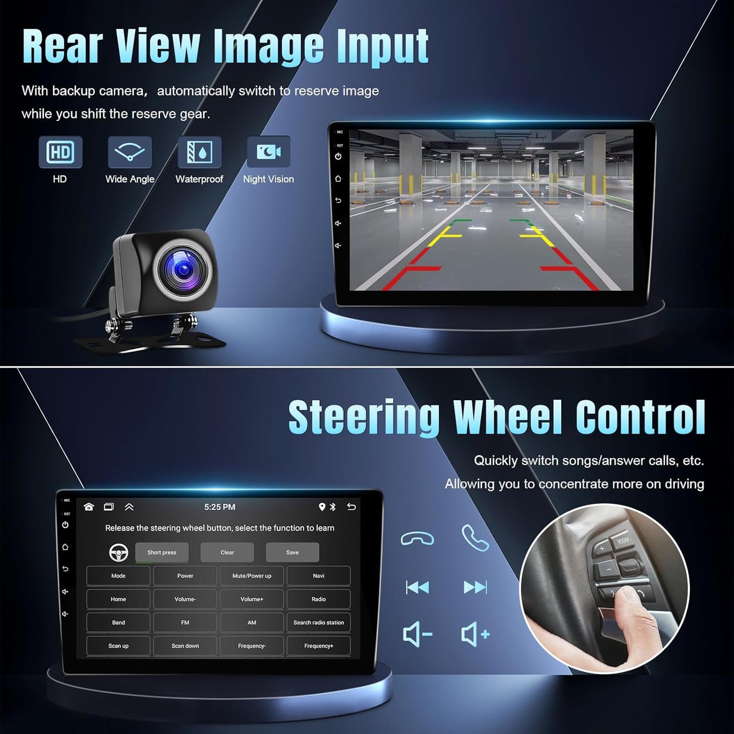 Car Radio for Ford F150 2009-12,F150 CarPlay, Android Auto 9 Inch Stereo with Bluetooth GPS Navigation WiFi Backup