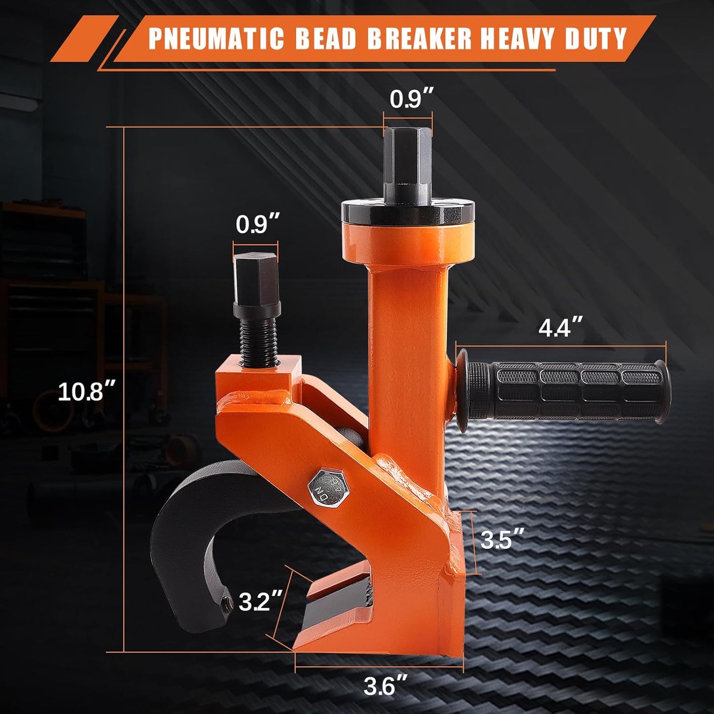 Manual Tire Bead Breaker with Handle, Adjustable Hammer Tires Changer Tire Removal Tools Pneumatic Bead Breaker