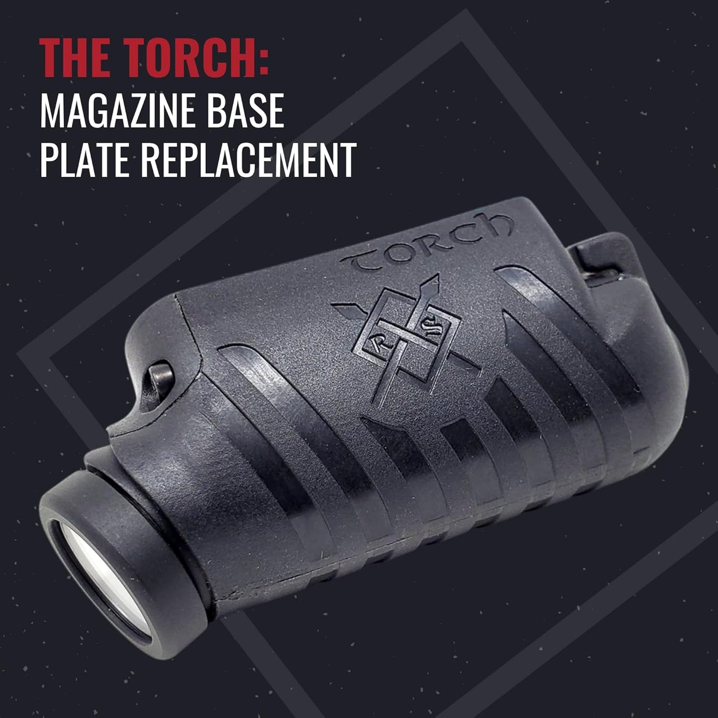 Torch & Firestarter Pack - Tactical Flashlight High Lumens & Firestarter Kit Compatible with Glock 17/19/22/26/33