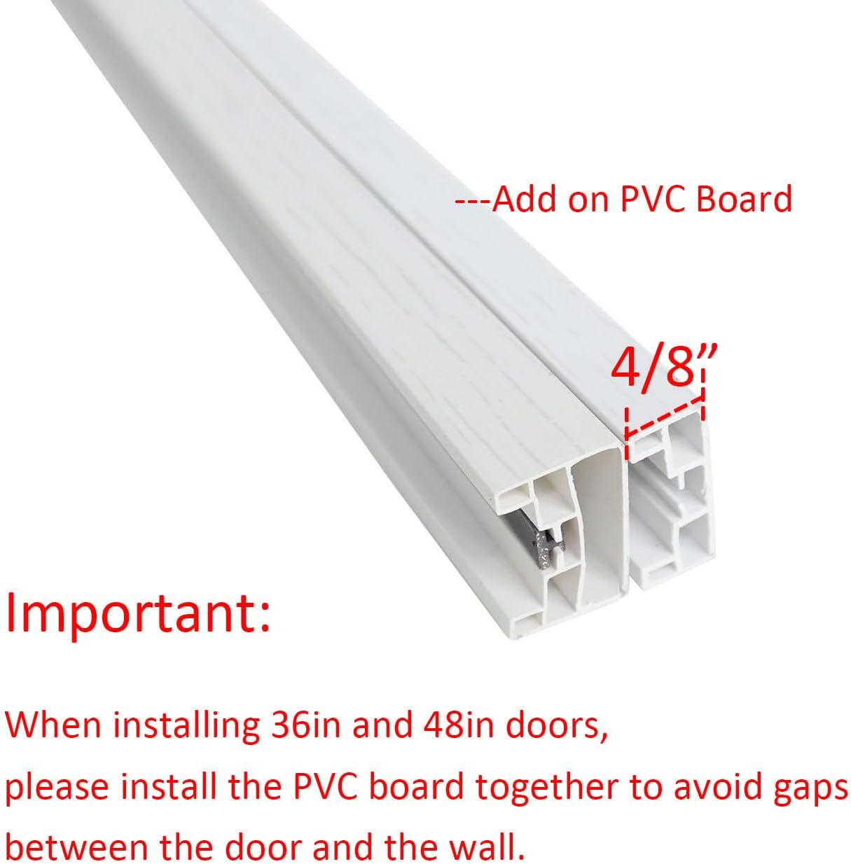 36X80in Accordion Door Interior, Folding Doors for Closet with Installation Hardware and Lock, White Multifold
