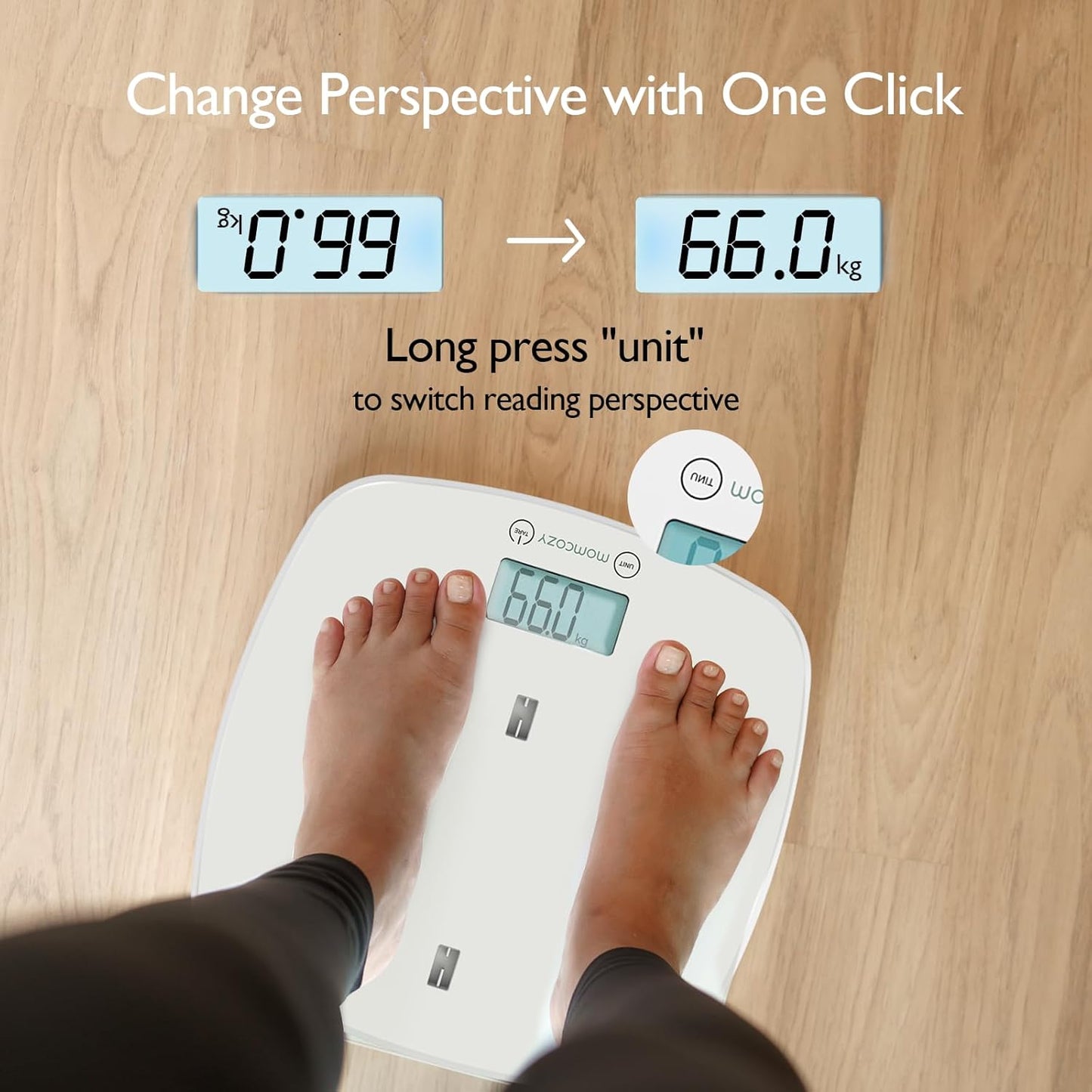 Digital Baby Scale, Weigh & Measure Height for Baby, Kids, Pets & Adults, Easy-to-Read LED Screen
