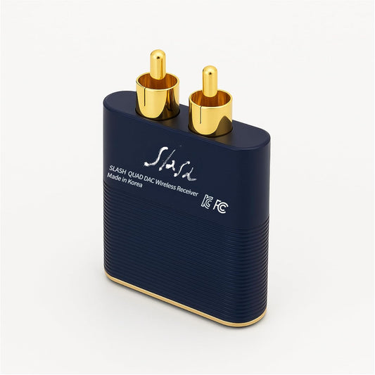 Slash5 Bluetooth Audio Receiver, LDAC, aptX Adaptive/HD, AAC, Analog in, 3.5mm/RCA Out, Hi-Res, QCC5125