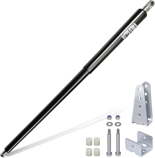 TB200B Outdoor Heavy Duty Gate Closer for Gates 40 to 64 Inches in Width and 60 to 140 Pounds in Weight, High Grade Hydraulic Gate Closer, Black