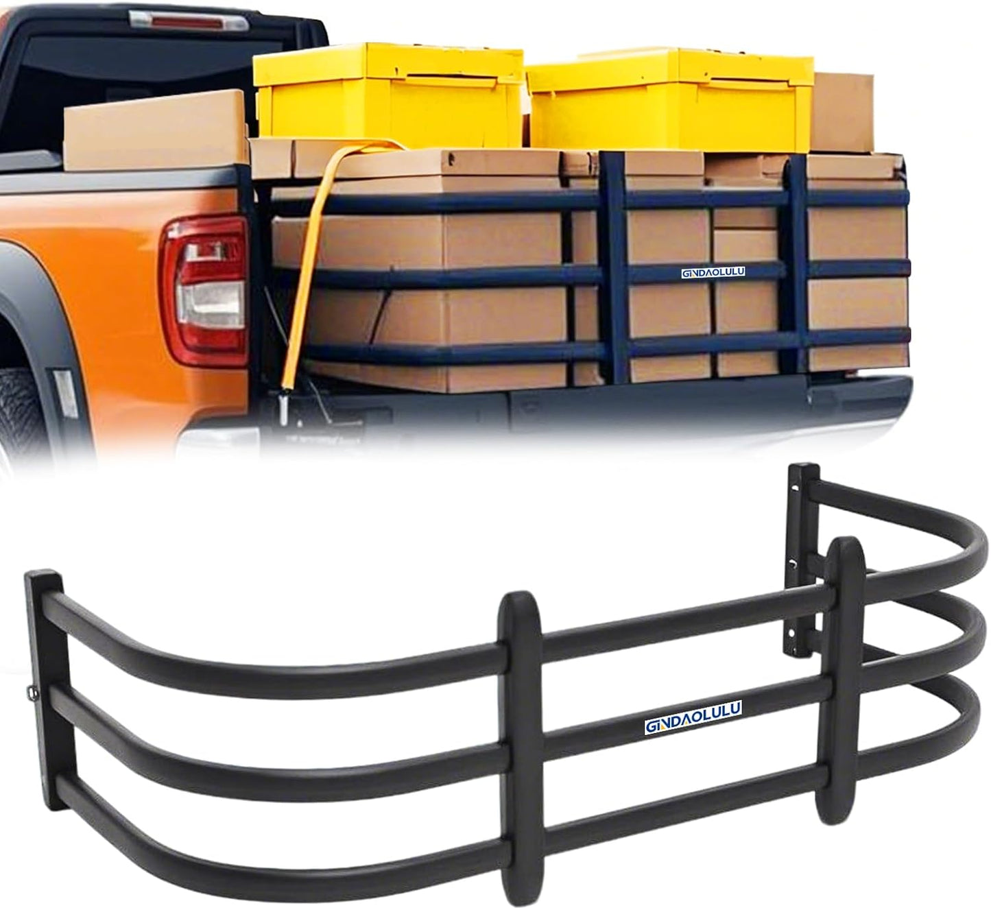 Truck Bed Extender, Aluminum Tailgate Extender 55'-62' Fit for Ford F150 Heavy Duty, Ram1500/2500/3500, Silverado
