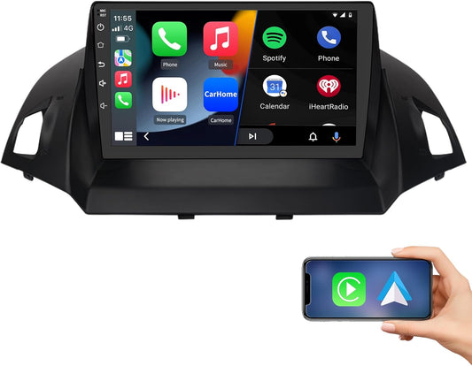 Android 13 2GB+32GB Car Radio Compatible for Ford Escape 2013-2016, 9 Inch Touch Screen