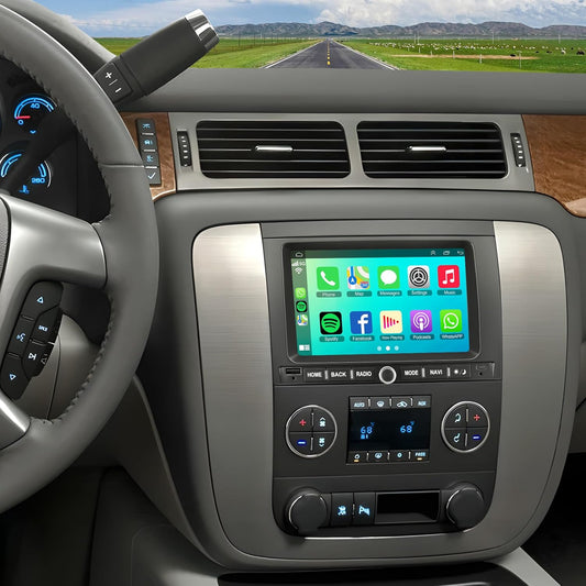 Android 13 Car Radio for Chevy Silverado GMC Sierra Buick Enclave Yukon, 7' IPS Touch Screen Car Stereo, GPS