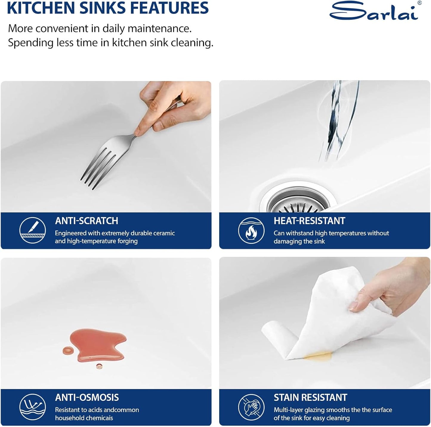 18' White Bar Sink Round, Small Dual Mount (Undermount/Drop In) Ceramic Porcelain Fireclay Single Bowl