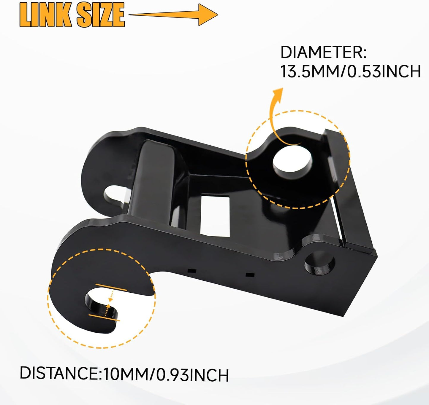 Quick Coupler Bracket for Bobcat E-Series Mini Excavators, Black-Coated Steel, Quick Change Attachments Bracket