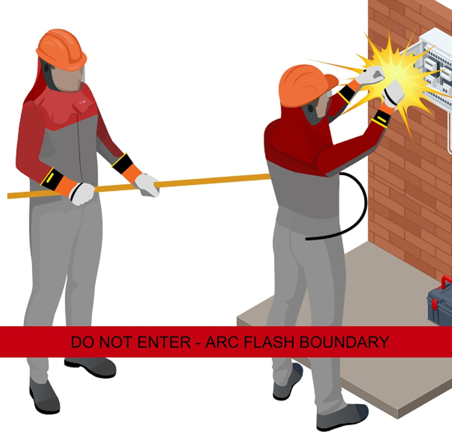Rescue Hook with 18 inch Opening, High Voltage Insulated Epoxy Resin Telescopic 10kv35kv, 7.6-Foot Anti-Electrocution