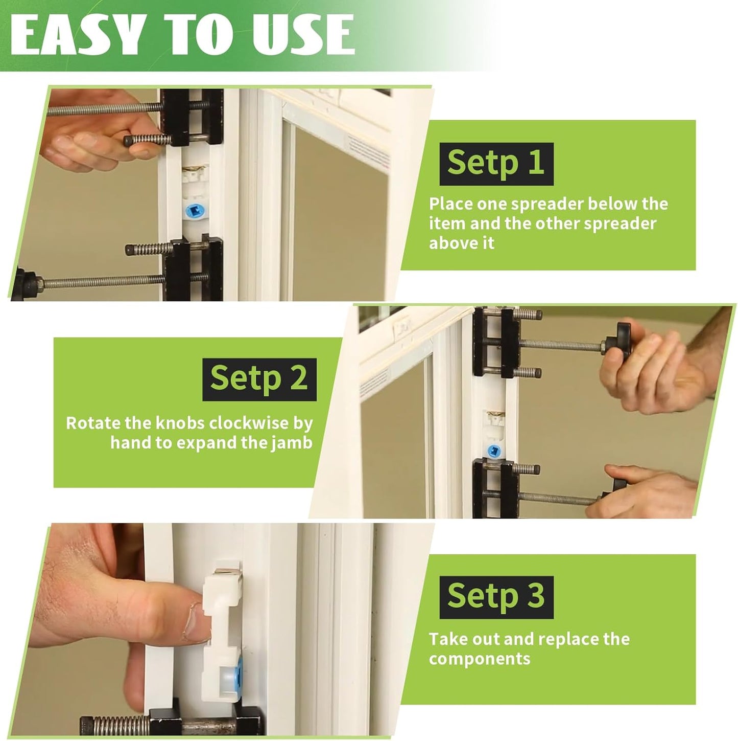 Window Tool Jamb Stretcher Set Window Spreader Jamb Stretcher 2ps Aluminum