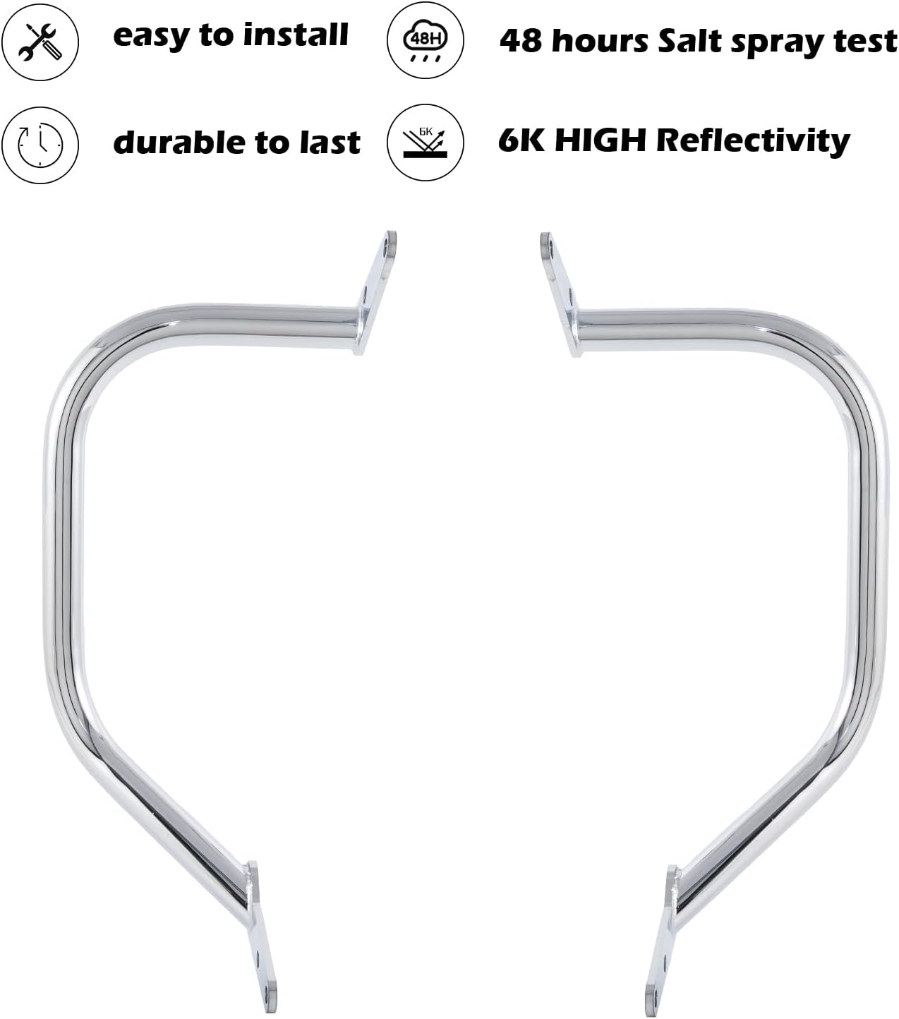 Kinglemc Engine Guard Highway Freeway Crash Bar for Yamaha Vstar Xvs 1100 Custom Classic Silverado