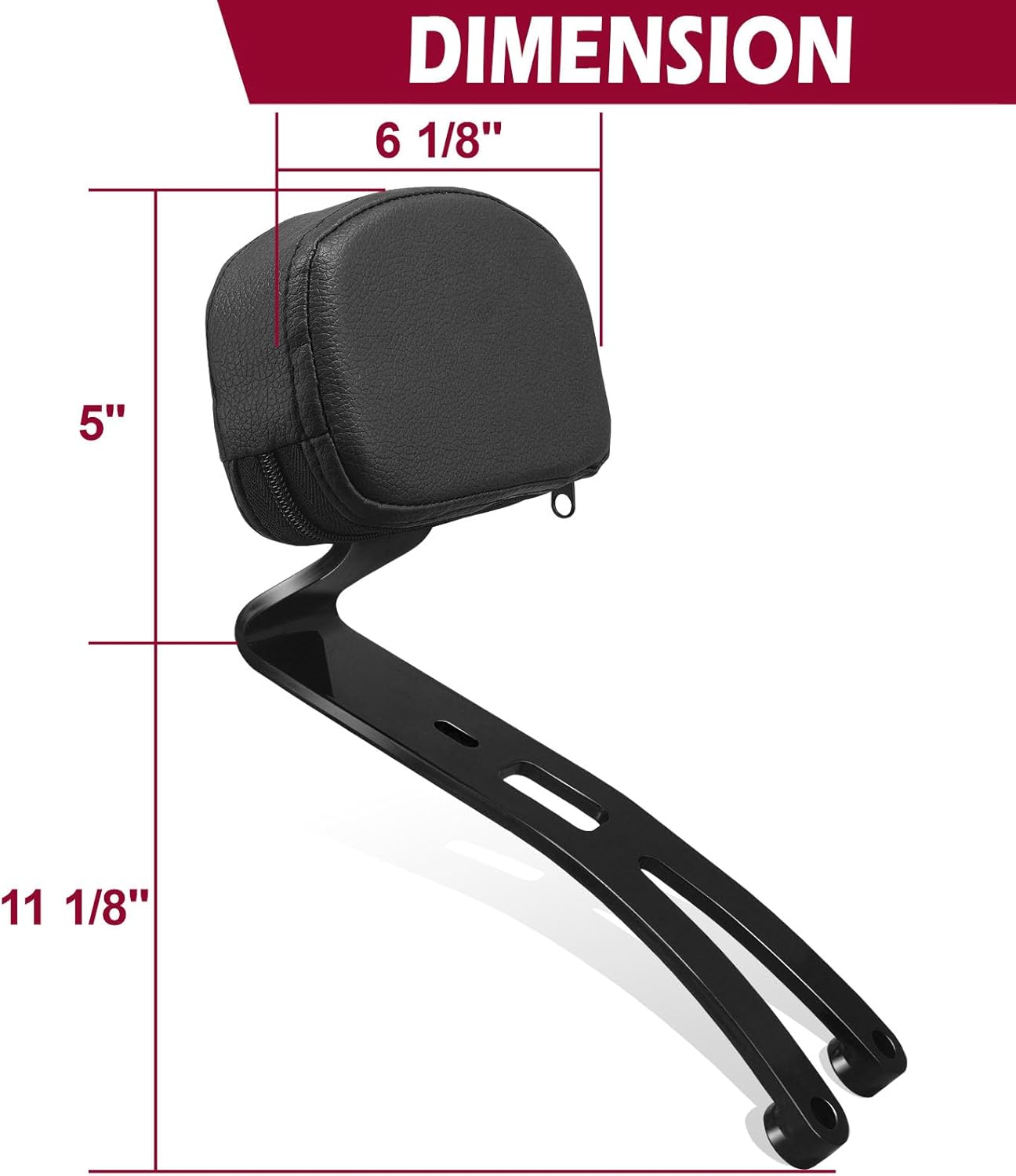 Harvards Chrome Bolt On Rider Driver Backrest Fit for Indian Scout Bobber Solo Seat 2025