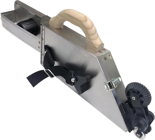 Semi-Automatic Even Flow Taping Banjo Stainless Steel, Curved Belly Design for Paper Tape