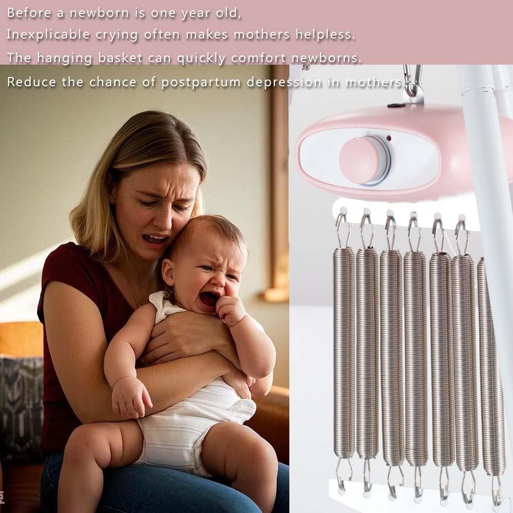 Automatic Baby Swings for Infants, The Baby Swing That goes up and Down, Infinitely Variable Speed