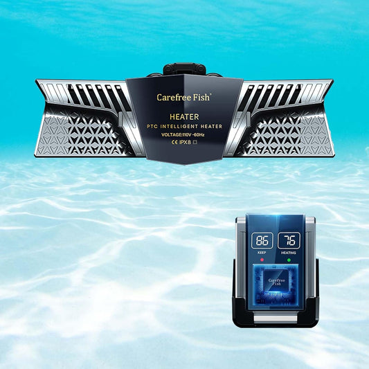 Fish Aquarium Heater 200/300/500W PTC Ceramic Digital Double Heating Rods