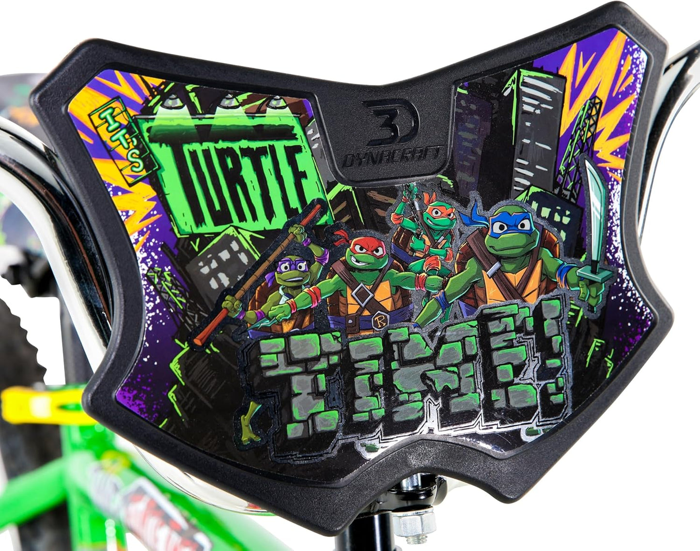 Dynacraft Teenage Mutant Ninja Turtles Boys Bike for Ages 5 to 7, Beginner Kids Bicycle with Training Wheels