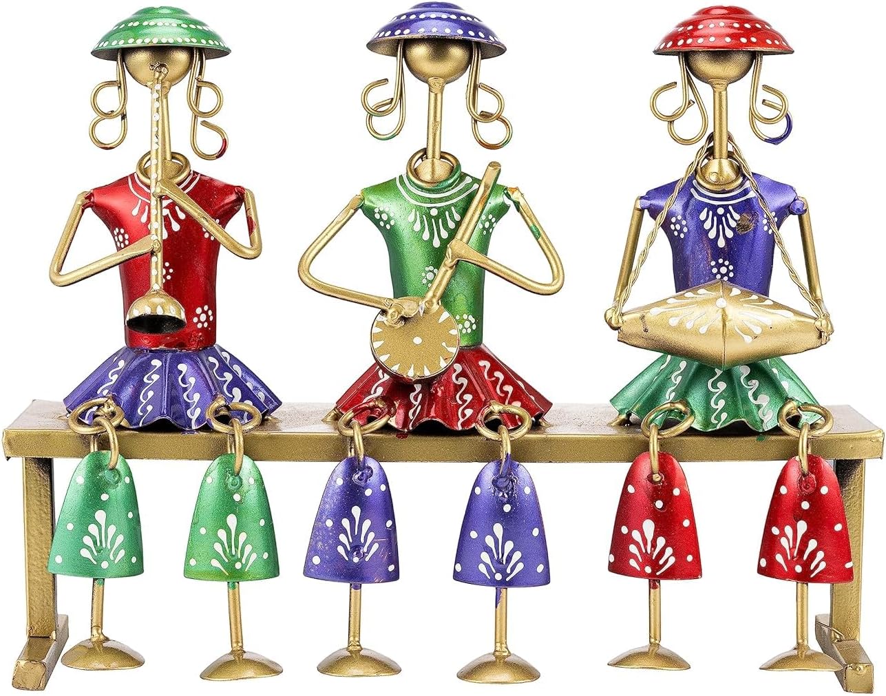 Rajasthani Tribal Musician Table Top Decor Showpiece Playing Instrument Art Show Piece