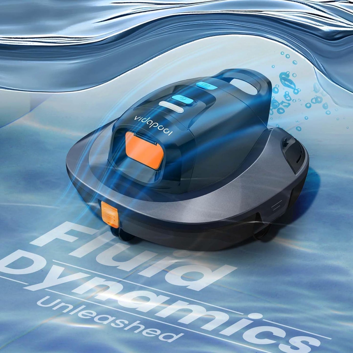Robotic Pool Vacuum Cleaner, Portable Swimming Pool Vacuum Self-Parking Technology