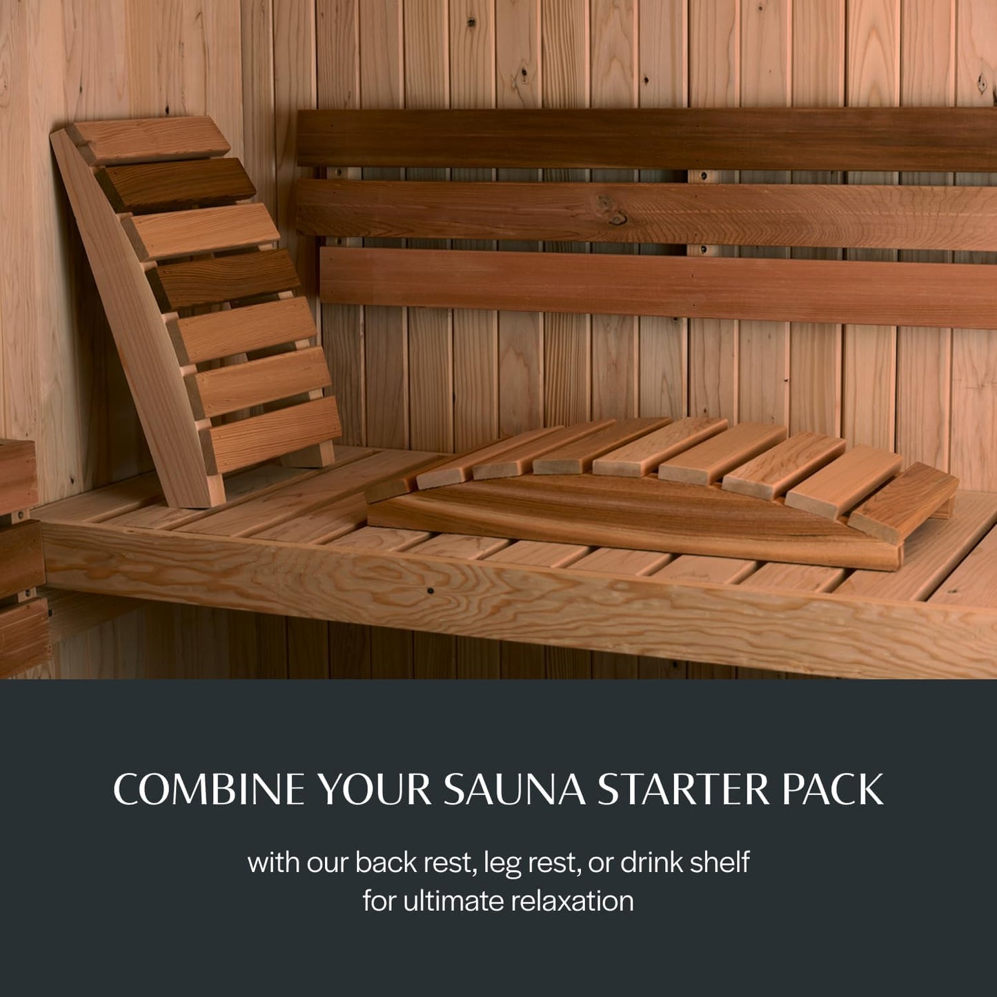 Saunas Sauna Bucket and Ladle Set with Thermometer, Handmade in USA, Stoke Hot Rocks with Ladle, Luxury