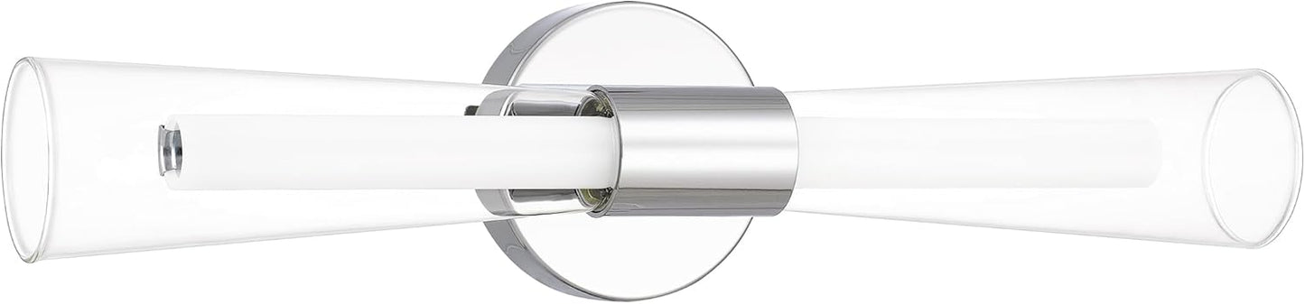 Quoizel Amara Integrated LED Polished Chrome Vanity Light