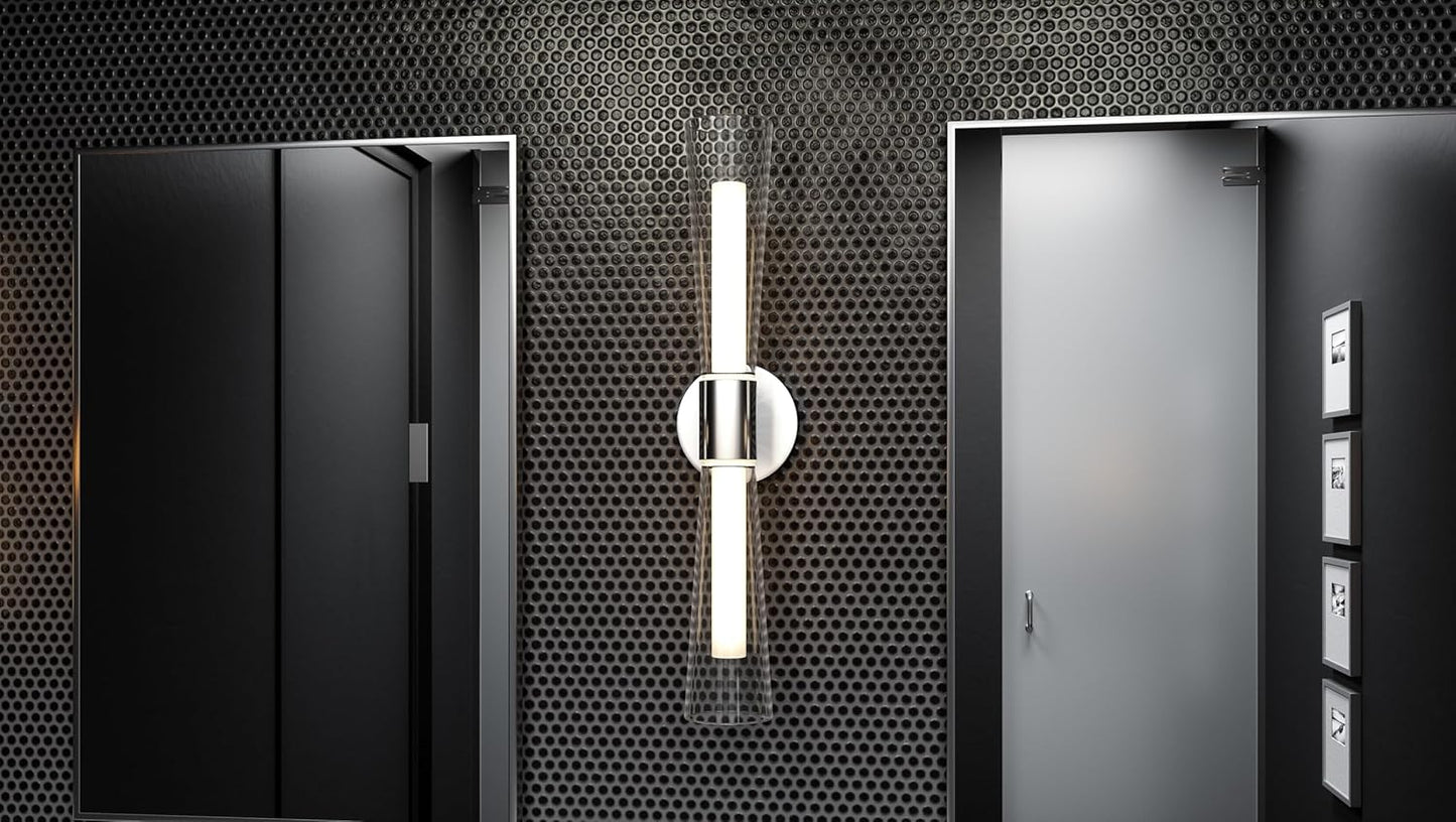 Quoizel Amara Integrated LED Polished Chrome Vanity Light