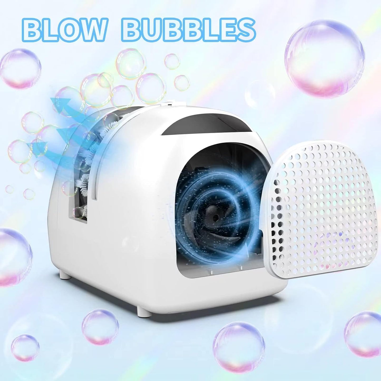 Bubble Machine for Kids Parties Bubble Maker Operated by Plugin or Batteries