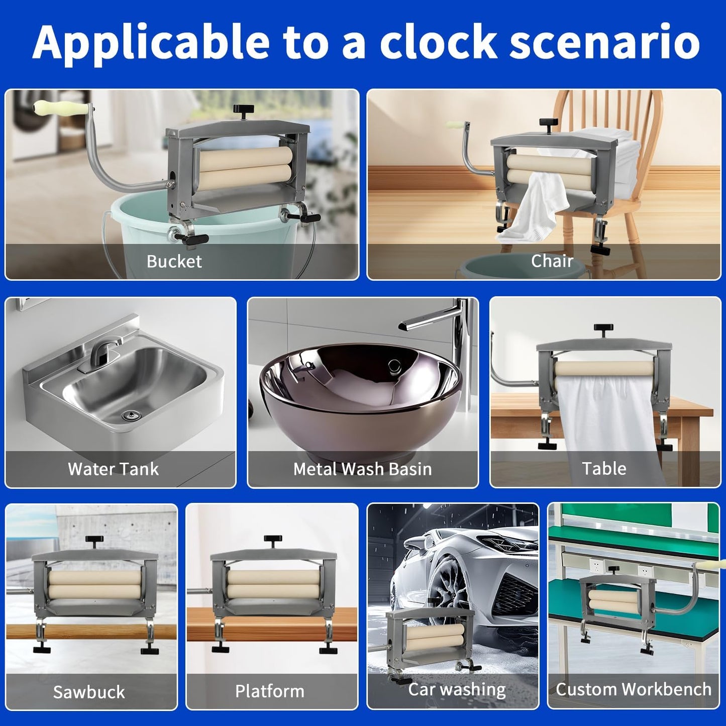 Clothes Wringer, Laundry, Heavy Duty, Off Grid, Solar Powered when you really think about it.