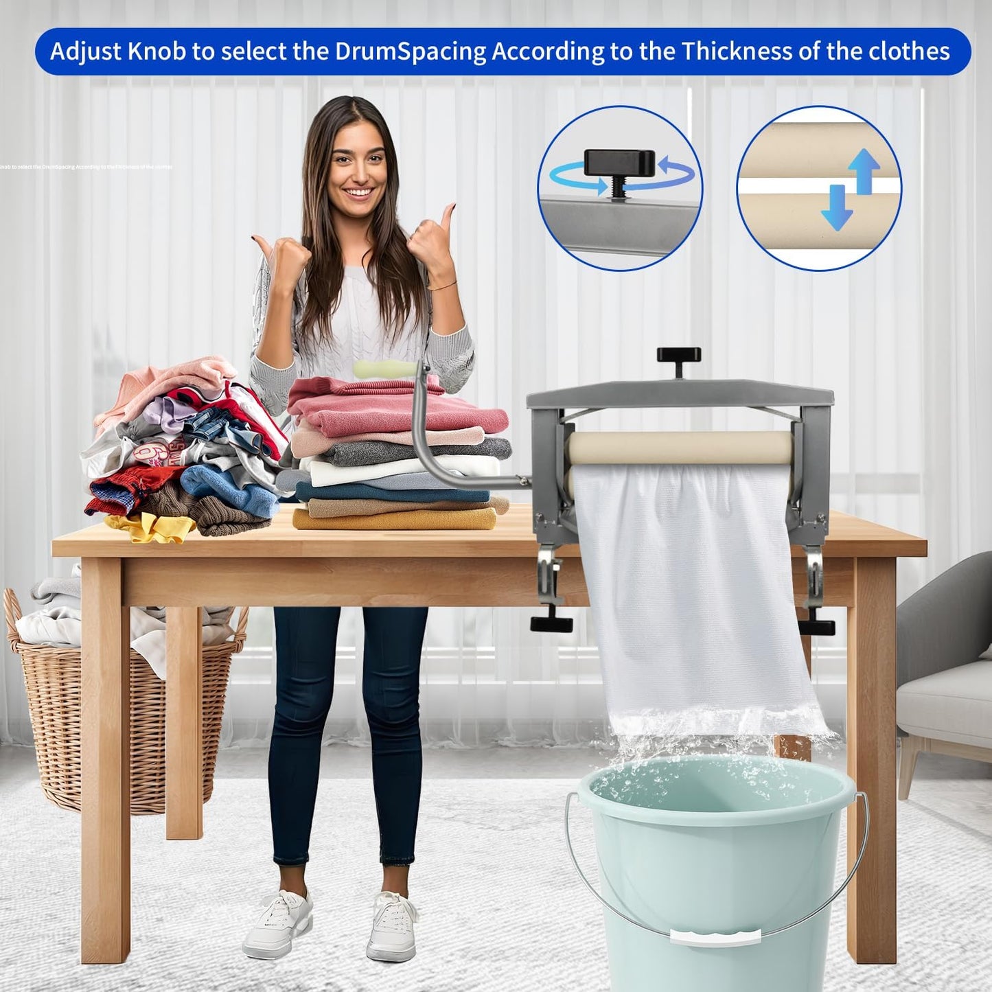 Clothes Wringer, Laundry, Heavy Duty, Off Grid, Solar Powered when you really think about it.