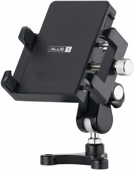 Phone Mount for Motorcycle CNC Aluminum Body, Not Plastic, Ultra Stable