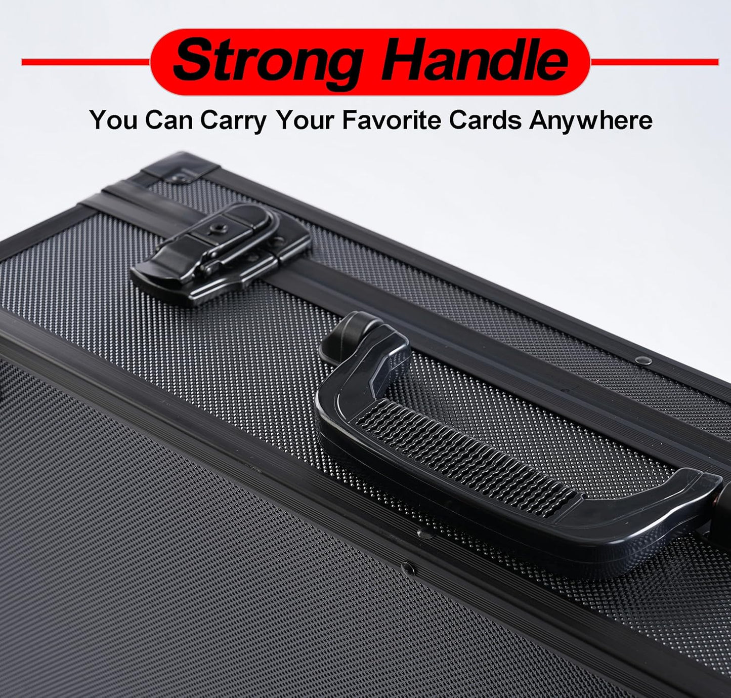 Trading and Gaming Card Storage Box with Dividers, Baseball Card Storage Box Holds 6000+ Trading Cards
