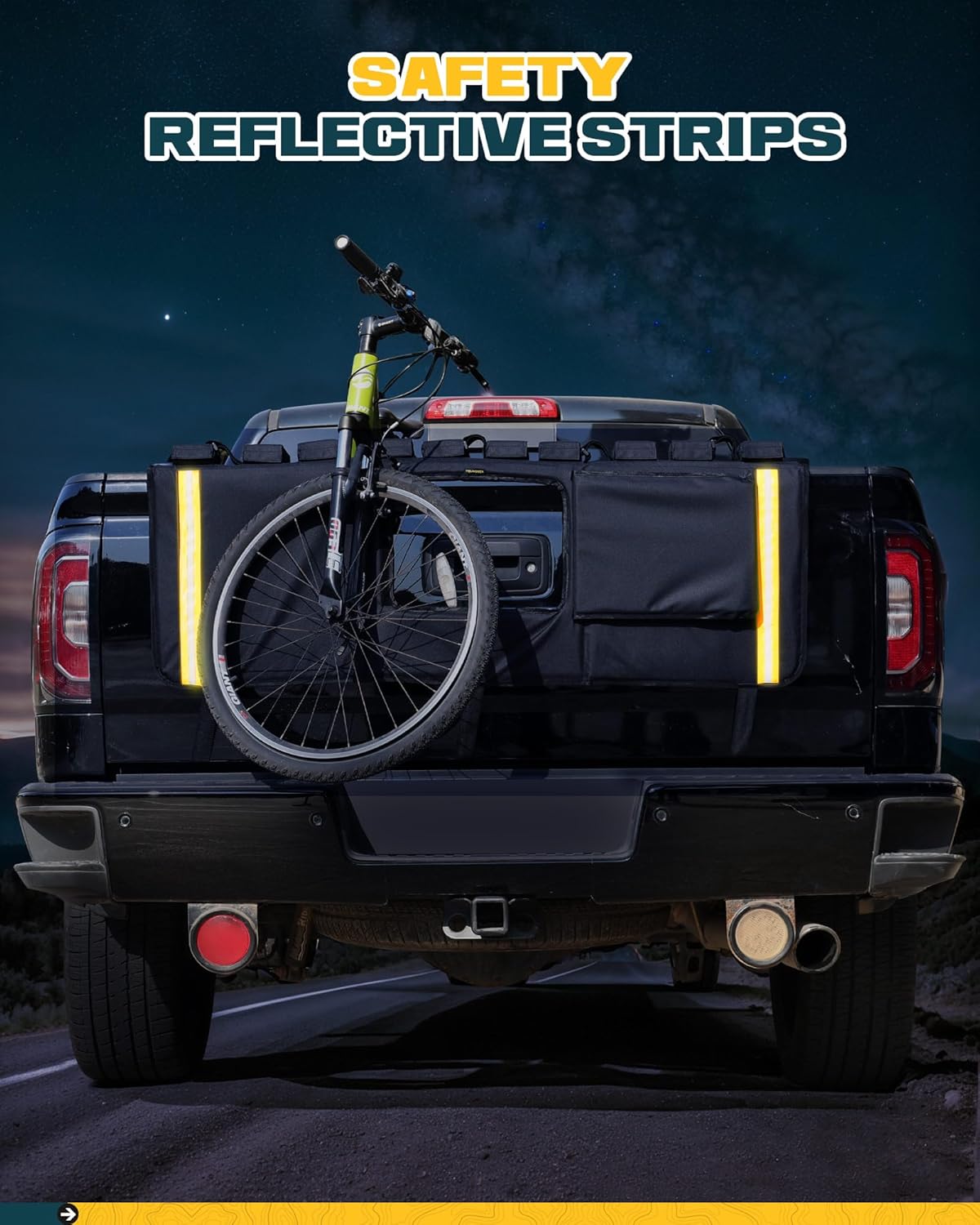 62' Heavy-Duty Truck Tailgate Bike Pad for Mountain Bikes, BMX, Ebikes, etc.