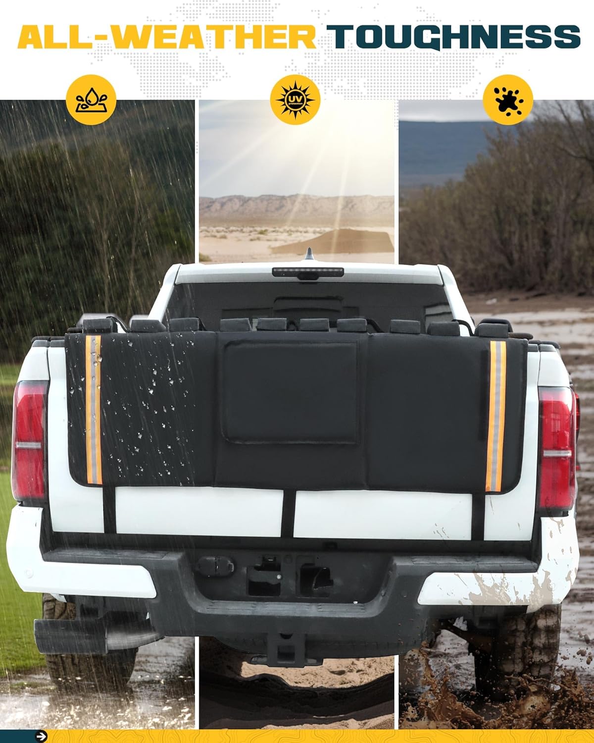 62' Heavy-Duty Truck Tailgate Bike Pad for Mountain Bikes, BMX, Ebikes, etc.