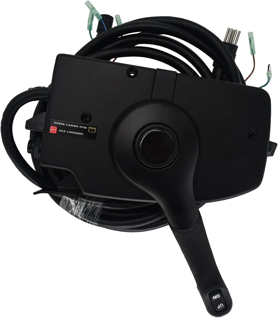 Boat Outboard Side Mount Remote Control Box Compatible with Mercury Mariner Outboard Engine Throttle
