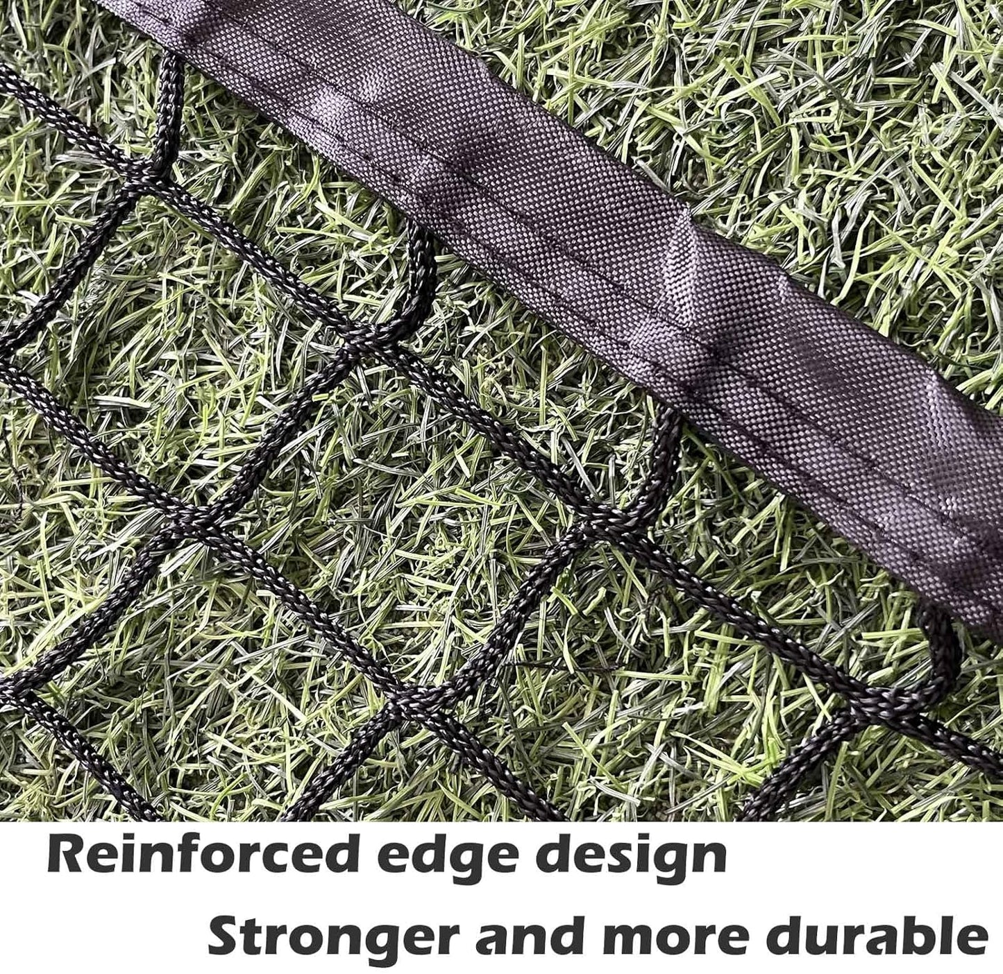Baseball Batting Cage Nets with Extra Striking Net 35'L X 10'W X 10'H (NET ONLY), Fully Enclosed