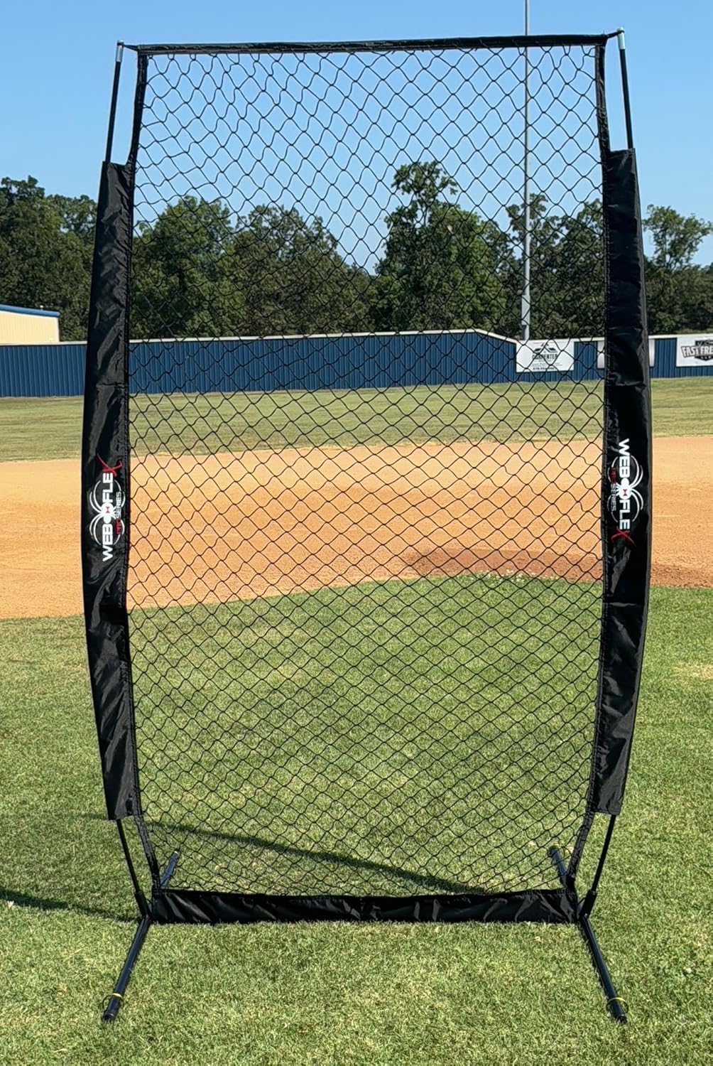 Web Flex Baseball Batting Screen Spider Series 4x7 ft, I-Screen for Baseball Net