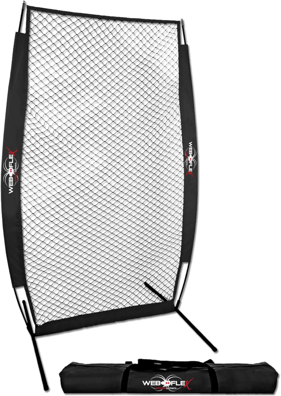 Web Flex Baseball Batting Screen Spider Series 4x7 ft, I-Screen for Baseball Net