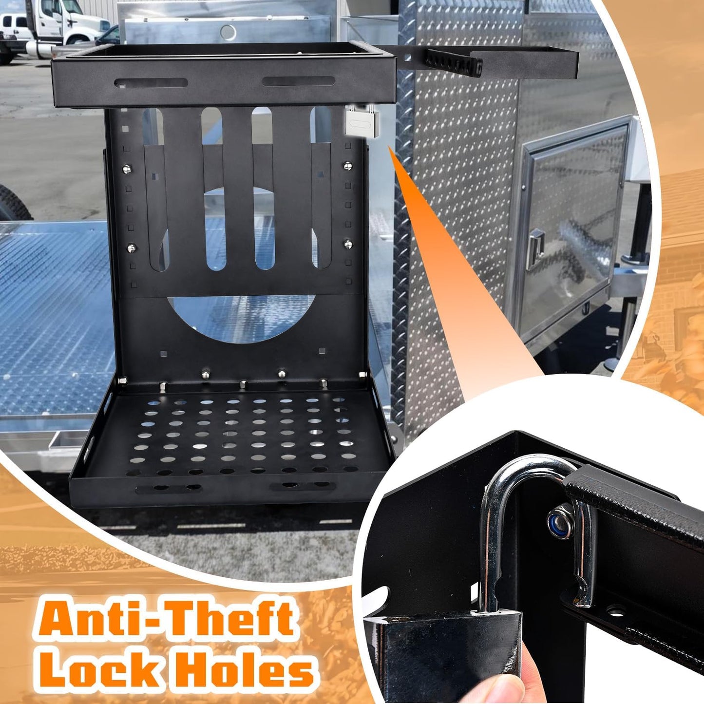 Backpack Blower Rack within 16, 15, 23 Inch Pad (Recommended for for Stihl BR600 BR700 BR450)