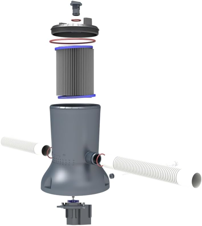 WaterRebirth Solar Energy-Saving Cartridge Filter Pump for Above Ground Pools