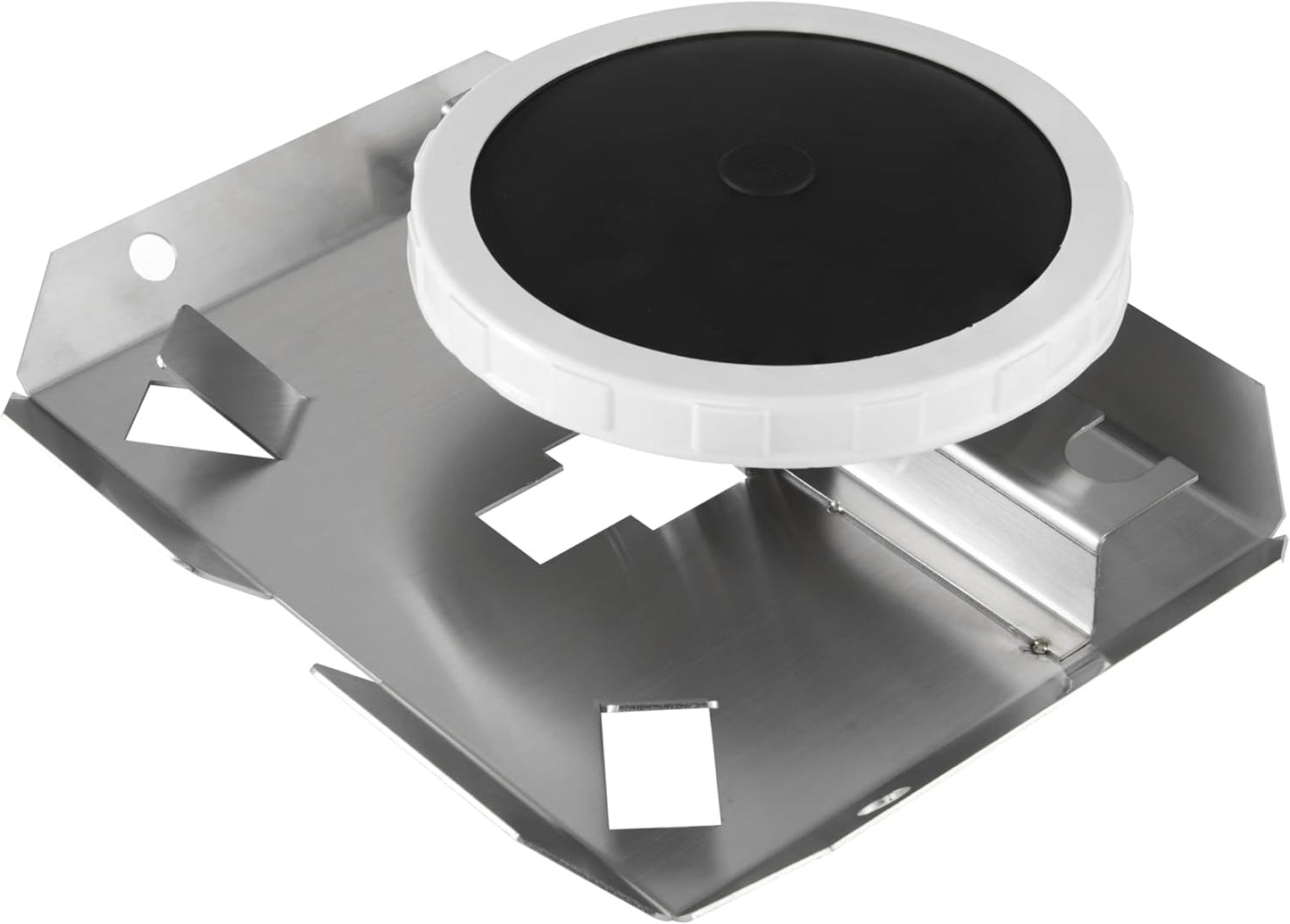 WRSTER-TECH Aeration Diffuser 8.5" Self Sink Weighted Pond Aerator Disc with 2 Clamps Accessory for Outdoor Aeration System