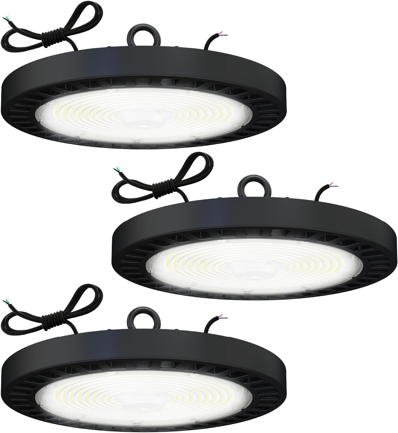 Sunco UFO LED High Bay Light, Lighting for Warehouse, 3500K Neutral White, 200W, 28000 LM