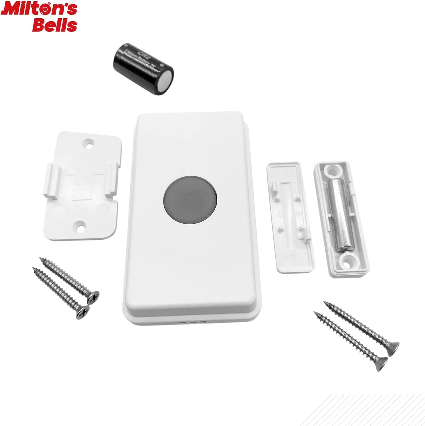 Milton Bells Warehouse Door Chime and Siren Kit - Extra Loud Doorbell Chime and Siren Kit