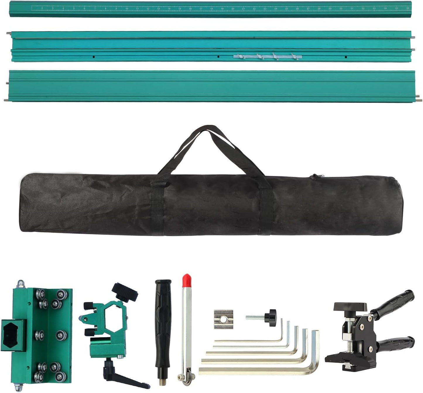 Green Manual T-Shape Tile Glass Cutter Portable for DIY Home Renovation