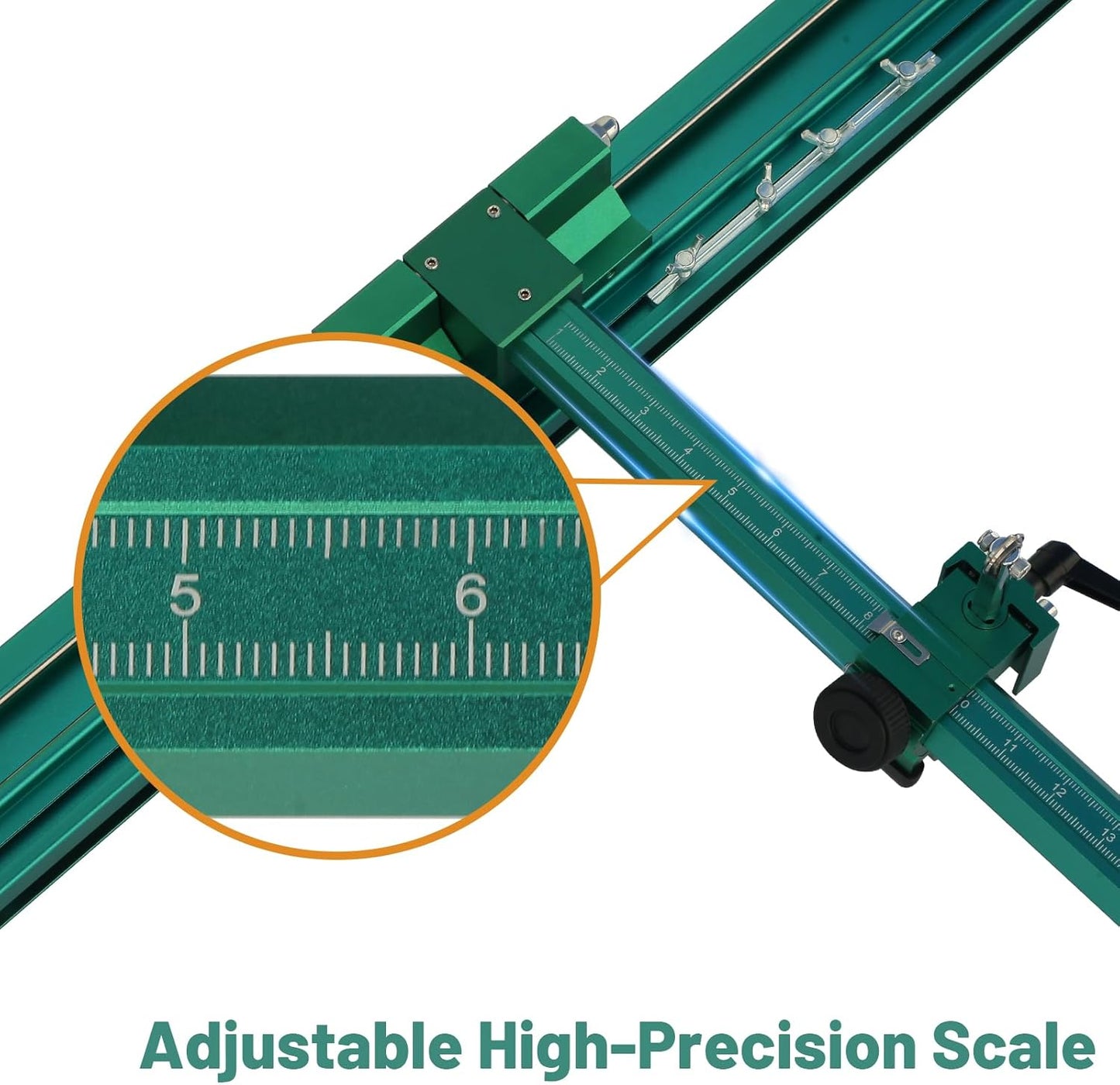Green Manual T-Shape Tile Glass Cutter Portable for DIY Home Renovation
