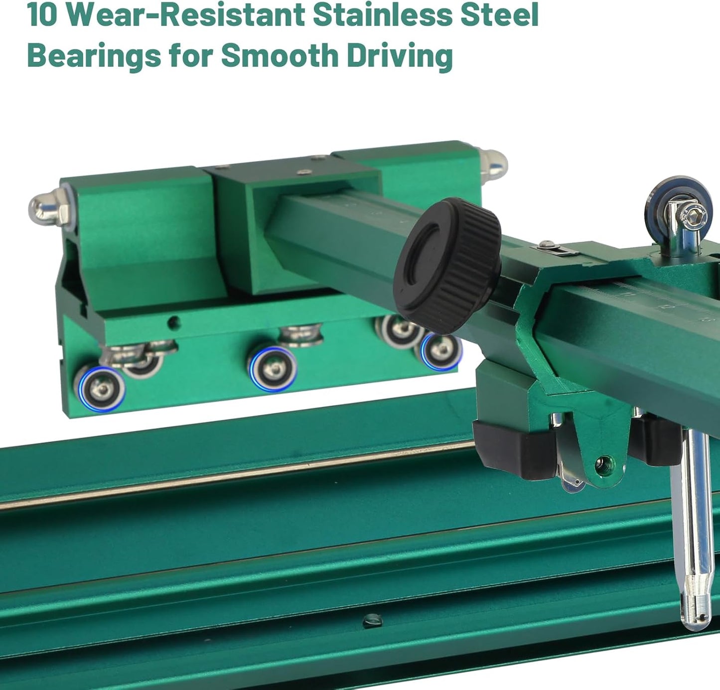 Green Manual T-Shape Tile Glass Cutter Portable for DIY Home Renovation